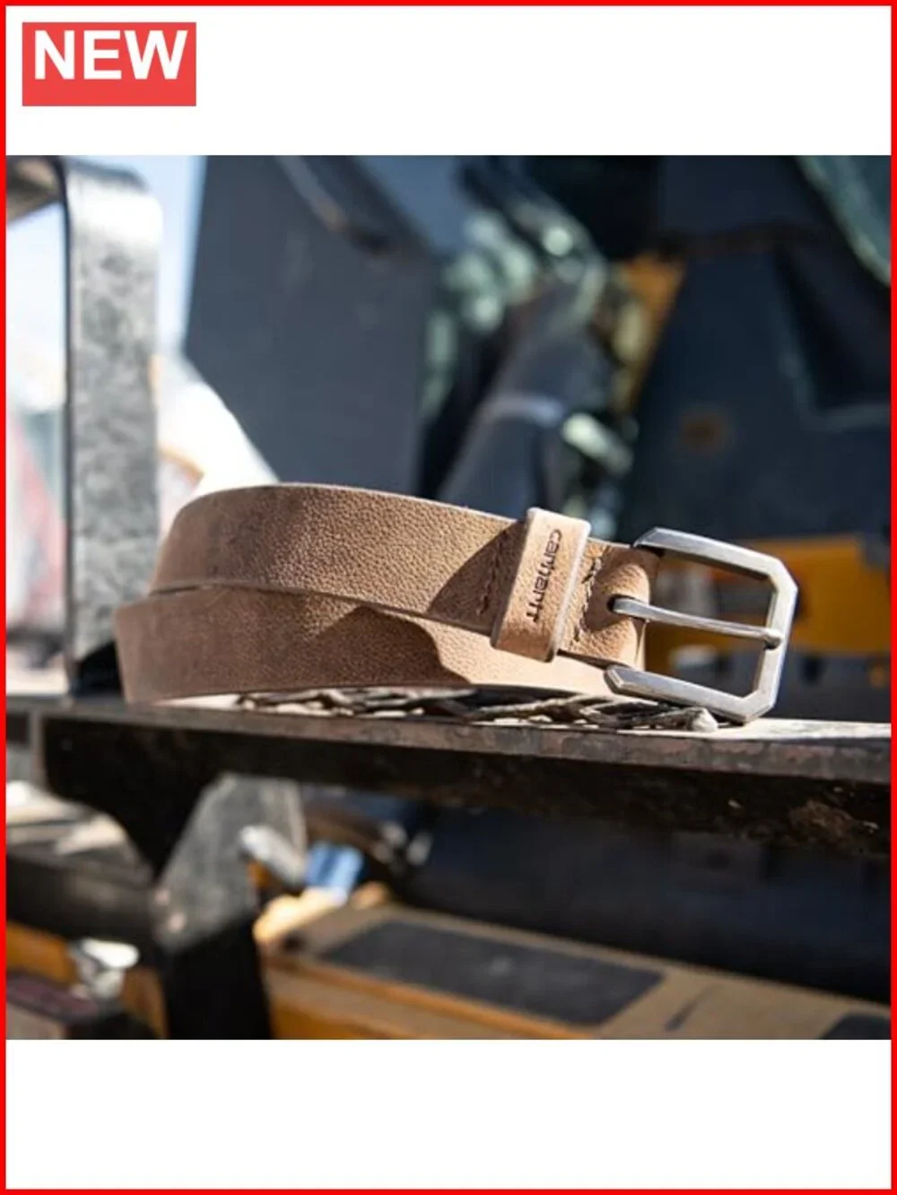 Full Grain Saddle Leather Classic Belt with Antique Nickel Harness Buckle